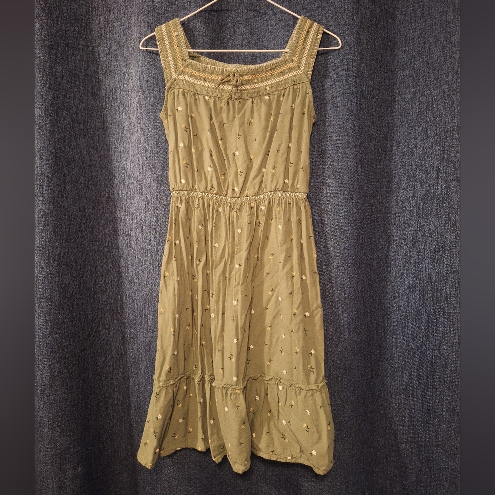 Old Navy Olive Green Sleeveless Dress Girl's XL (14-16)